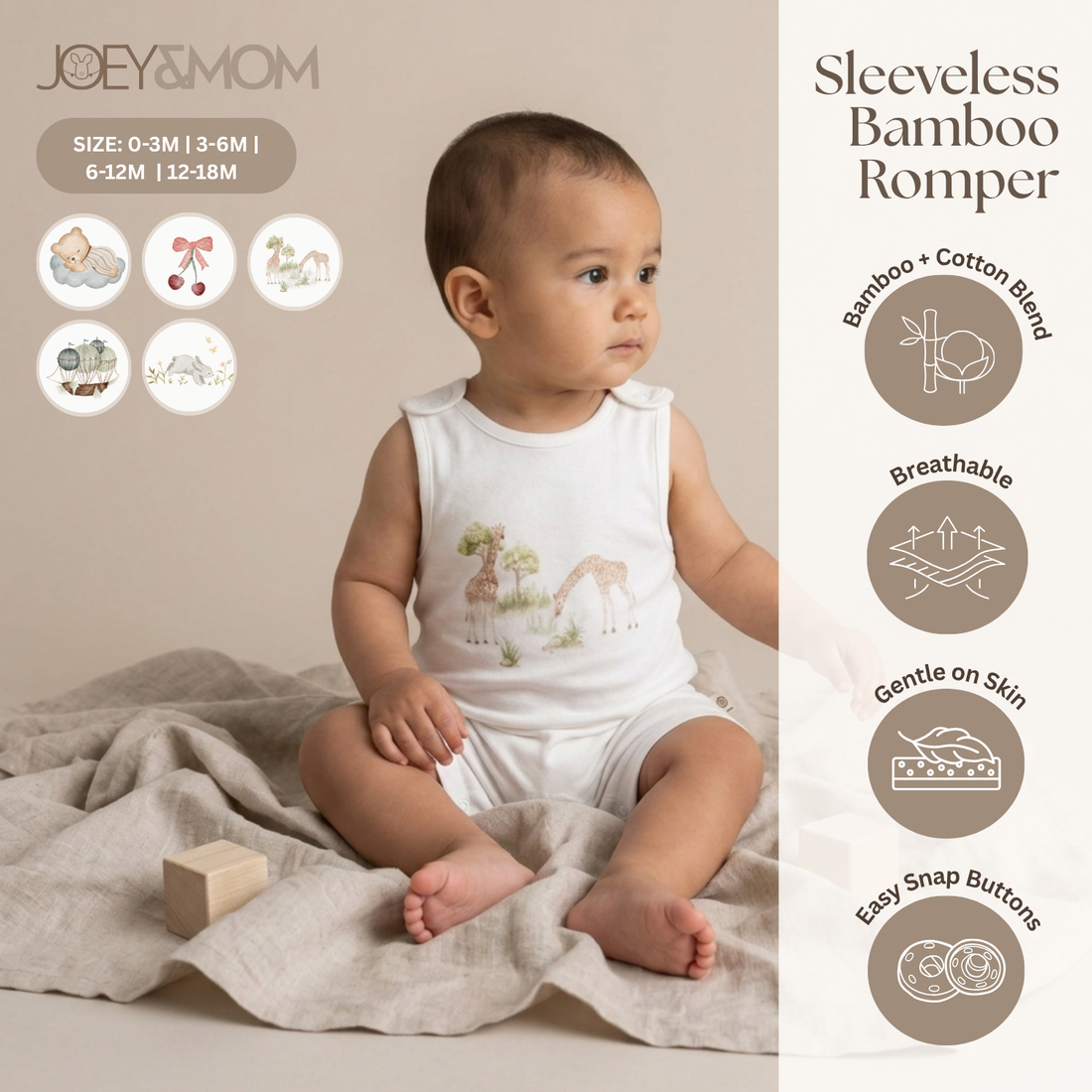 Sleeveless Rompers [New Collection]